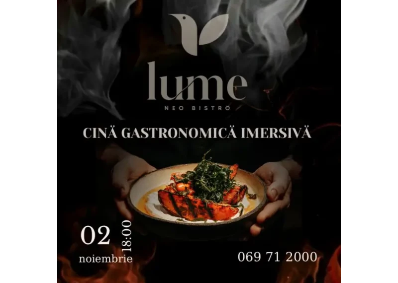 Cina Gastronomică Imersivă